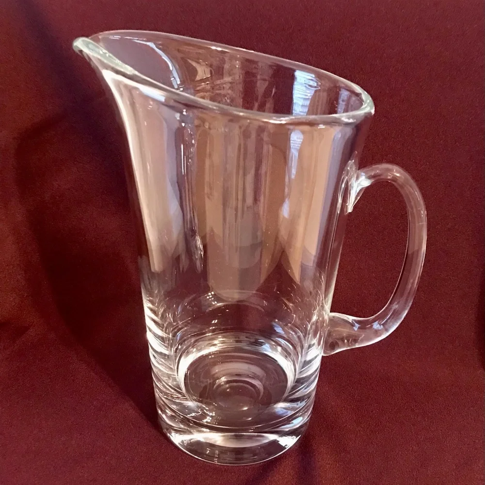 Williams Sonoma Tall Glass Pitcher